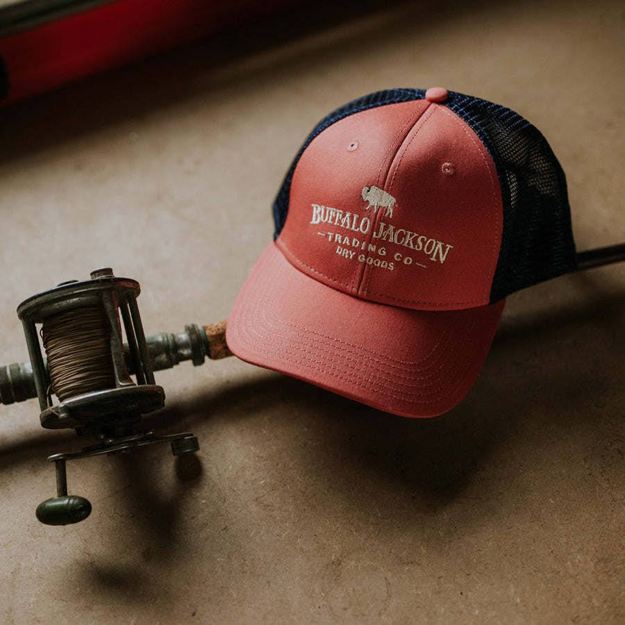 Buffalo Jackson Logo Trucker Hat with Mesh Back