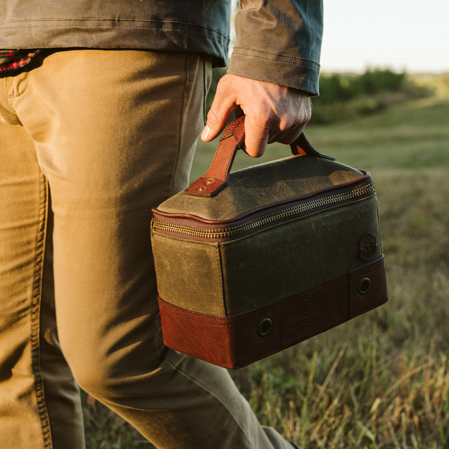 Dakota Shell Bags | Waxed Canvas and Leather