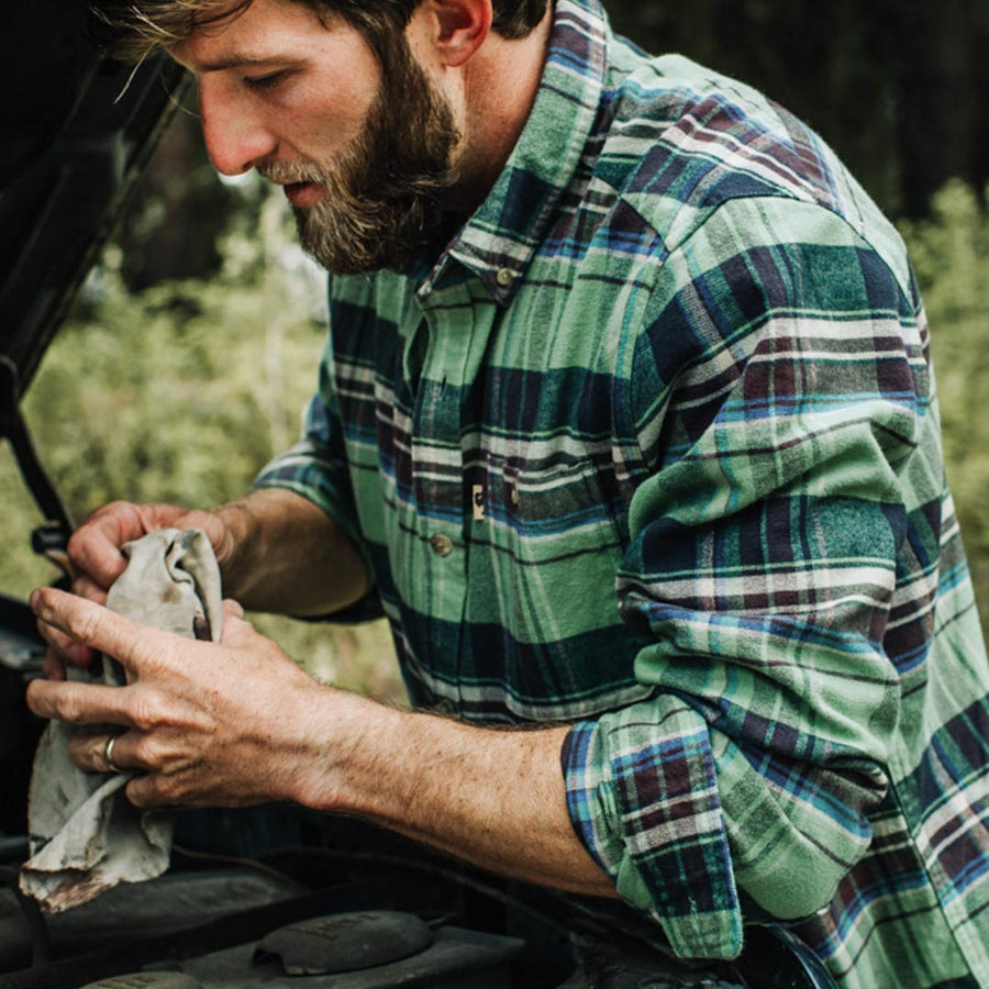 Fairbanks Flannel | Green Briar