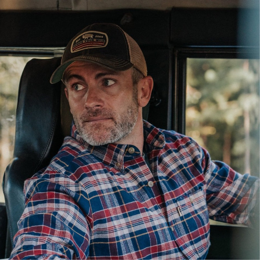 Honor Your Wild Trucker Hat - Navy 