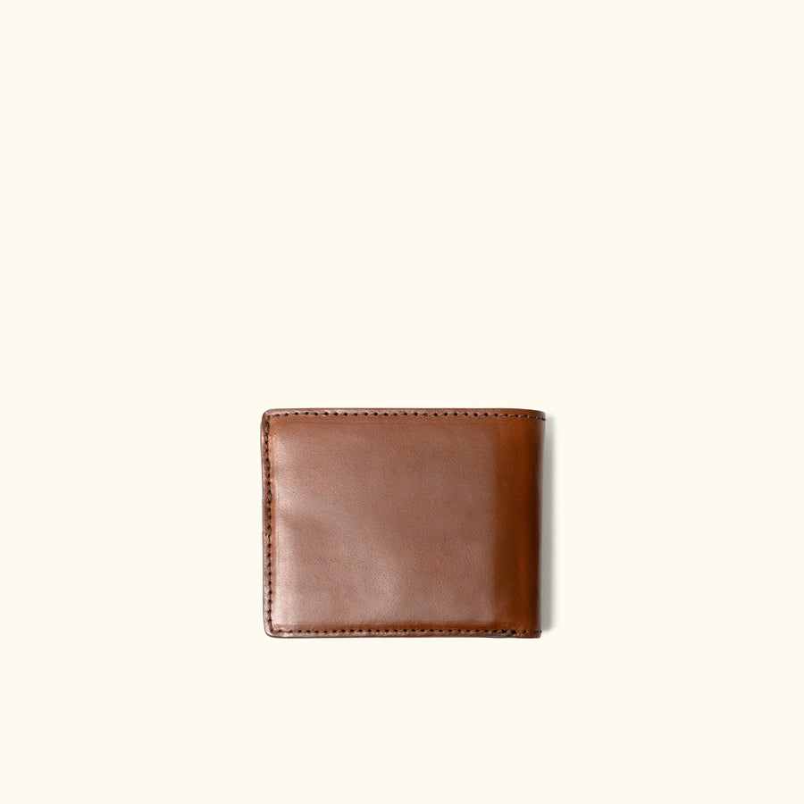 Ruged Leather Billfold Wallet | Elderwood front