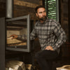 mens rugged Montana Corduroy Shirt | Wash Gray