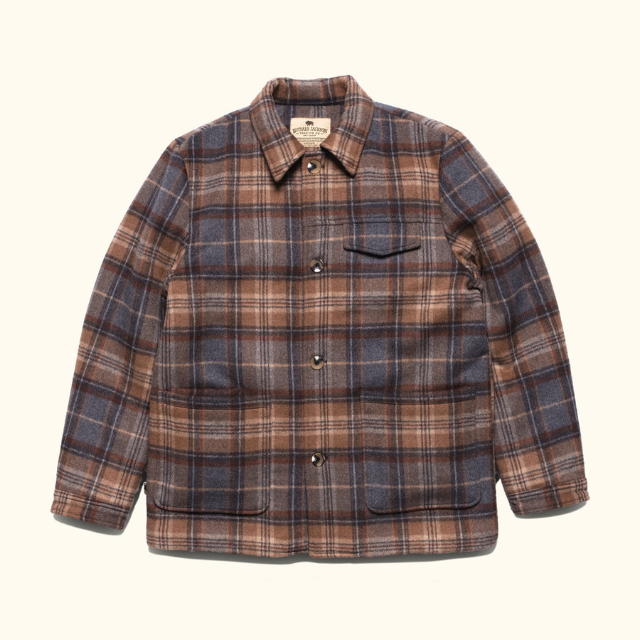 Retro 1970's Style Wool Plaid Jacket - by Buffalo Jackson