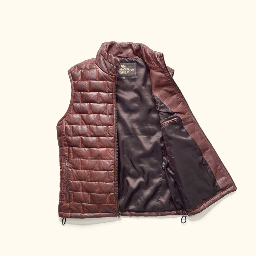Lifestyle - Nano Leather Puff Vest