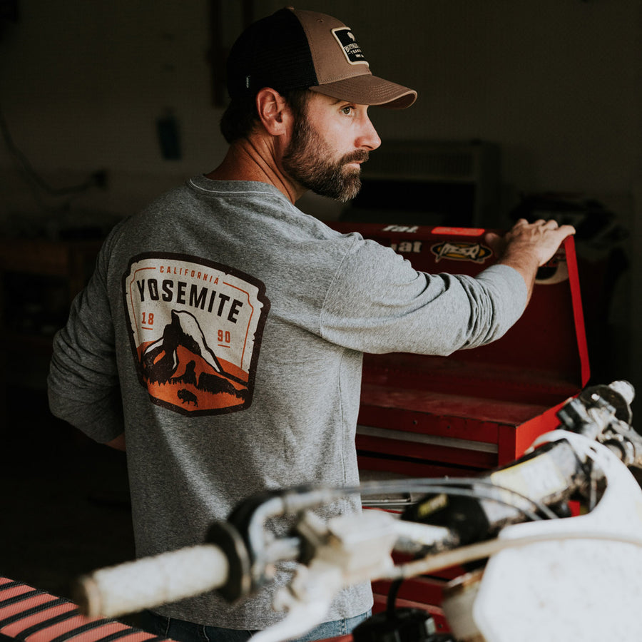Vintage Yosemite National Park Long Sleeve